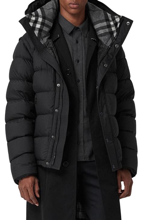 hartley hybrid jacket with detachable sleeves burberry|Burberry Puffer Jackets for Men .